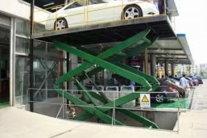 剪叉式升降貨梯